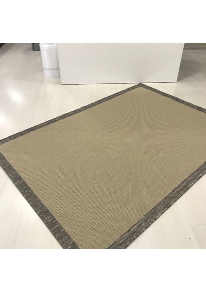 Jüt Sisal Bej Kahve Makine Halısı 9709