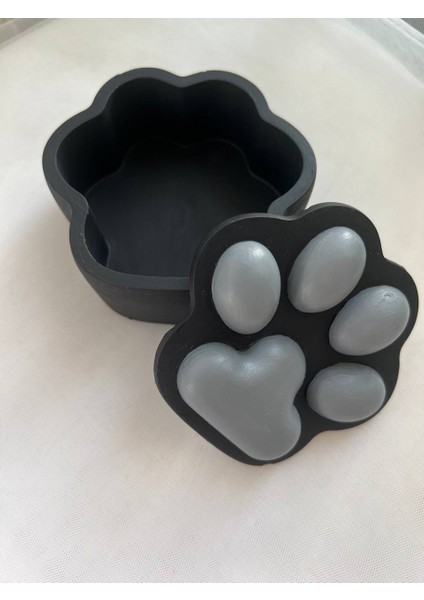 Siyah Pati Kutusu, Kedi Pati Kutusu, Köpek Pati Kutusu, Takı Kutusu, Paw Bo x