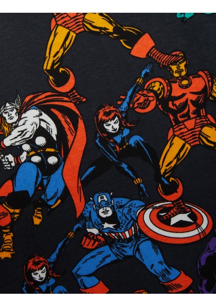 Marks & Spencer Saf Pamuklu Avengers™ Pijama Takımı (3-12 Yaş)