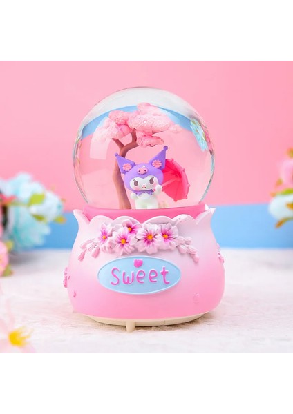 Sanrio Kuromi Orta Boy Işıklı Müzikli Kar Küresi modelleri