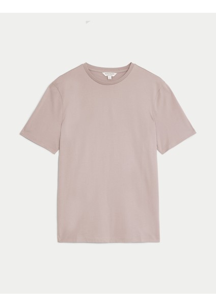 Marks & Spencer Yumuşak Dokulu Kısa Kollu T-Shirt