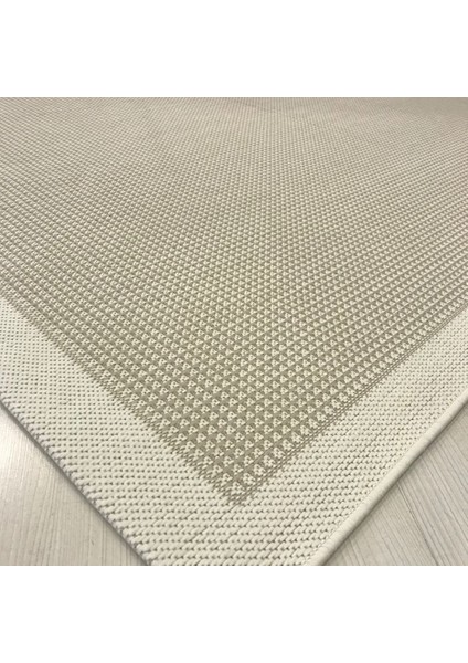 Jüt Sisal Beyaz Krem Makine Halısı 9427