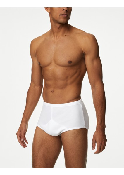 3'lü Saf Pamuklu Staynew™ Brief Külot Seti