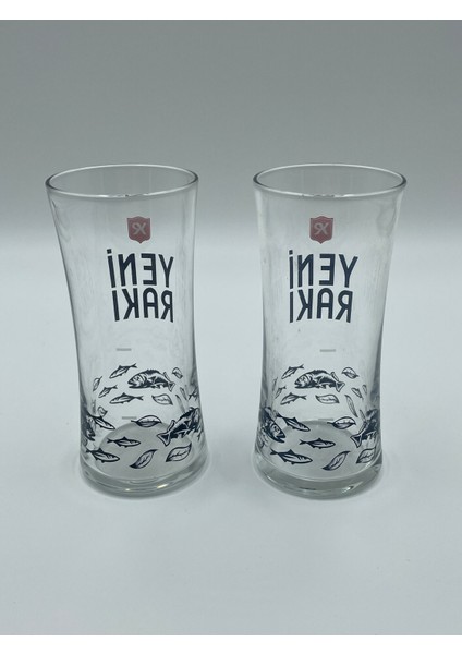 6 Adet Takım Rakı Bardağı - Balık Motifli fiyatları