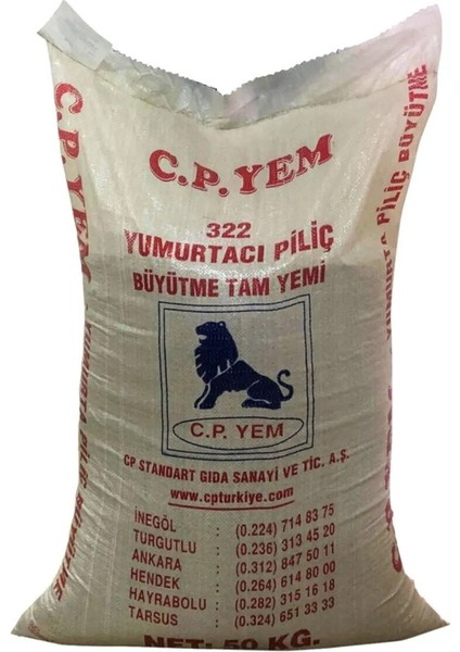 Cp Yumurtacı Piliç (Yarka ) Büyütme Yemi 25 kg