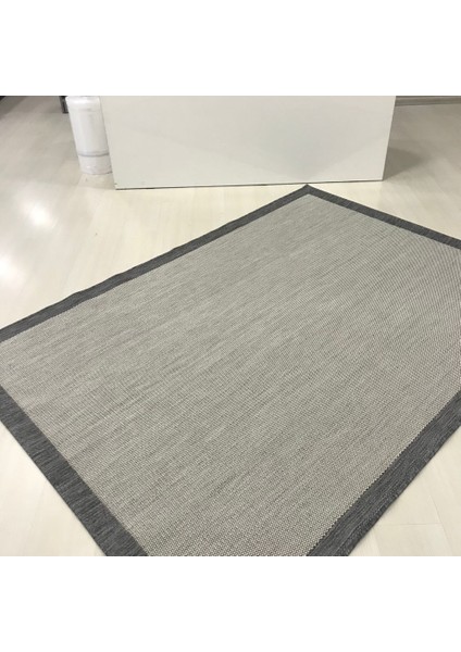 Jüt Sisal Gri Makine Halısı 9313