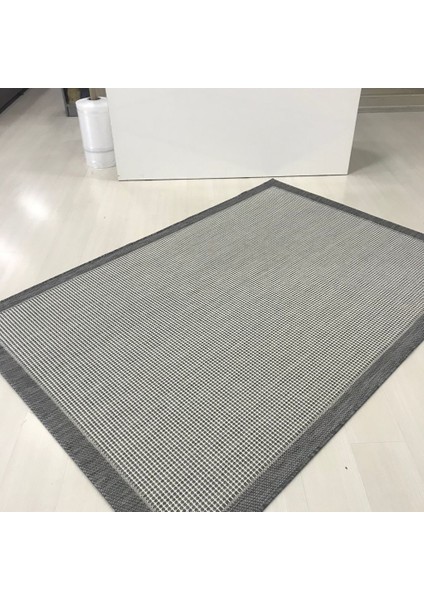 Jüt Sisal Gri Makine Halısı 9213