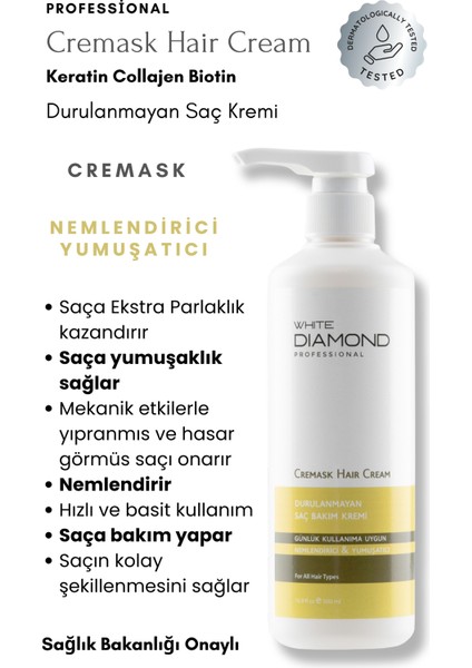 Nemlendirici Yumuşatıcı Şekillendirici Durulanmayan Saç Bakım Kremi 500 ml fiyatları