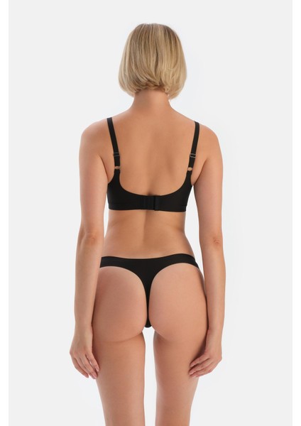Siyah 5148KC 2'li Kaşkorse Thong Külot
