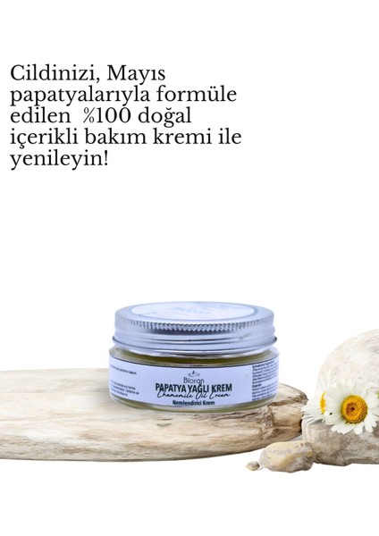 Papatya Yağlı Krem - %100 Doğal Nemlendirici ve Onarıcı Bakım 40 Ml.