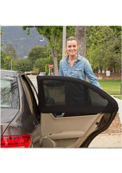 Ankaflex Araç Yan Cam Ergonomik Güneşlik ve Perdesi (2 Adet)