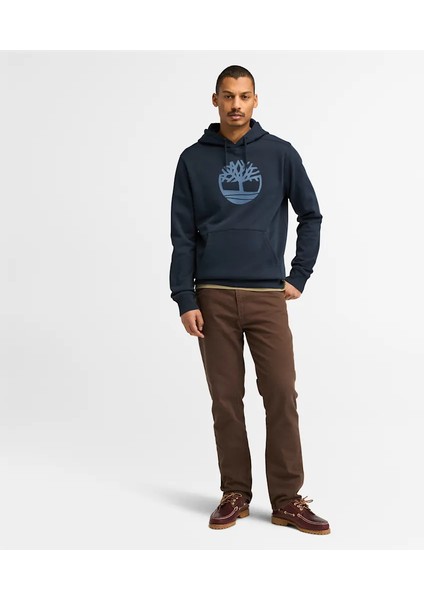 Kennebec Rıver Tree Logo Hoodie Erkek Lacivert Sweatshirt TB0A2BJH4331 fiyatları