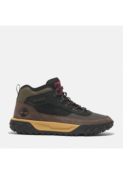 Greenstride Motion 6 Mid Lace Up Sneaker Erkek Siyah Bot TB0A6CW1EJC1