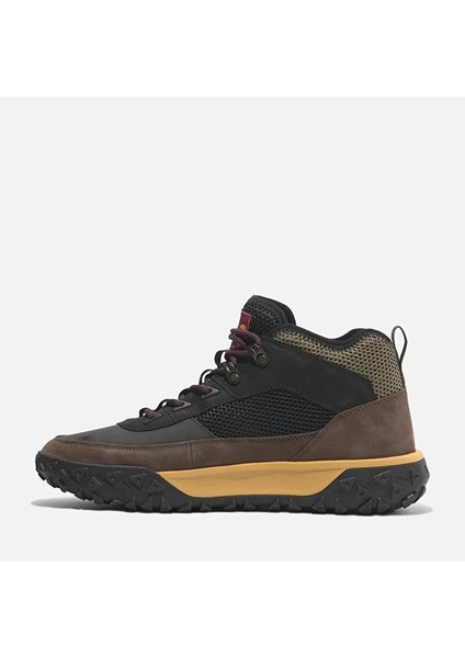 Greenstride Motion 6 Mid Lace Up Sneaker Erkek Siyah Bot TB0A6CW1EJC1