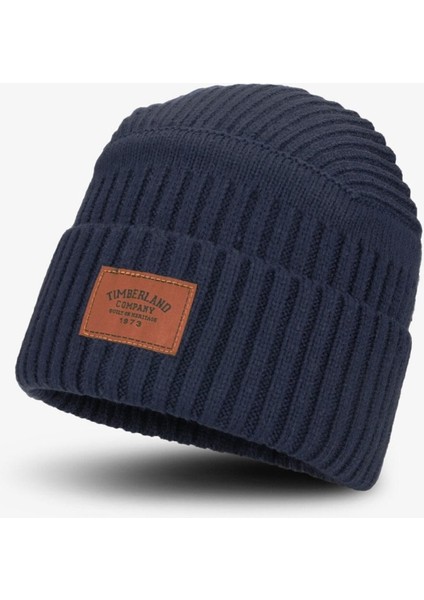 Gulf Beach Ribbed Beanie Erkek Lacivert Bere TB0A1EGW4511