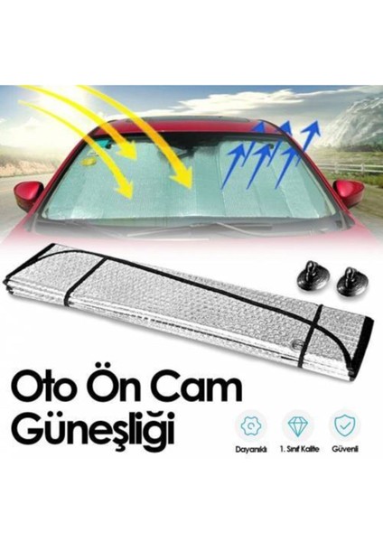 Pratik Araba On Cam Gunesligi Oto Ön Cam Güneşlik Perde
