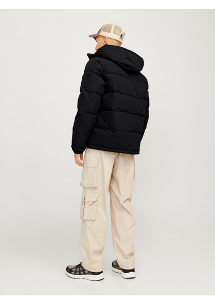 Jjeotto Puffer Jacket Sn Erkek Siyah Ceket 12258416-02 modelleri