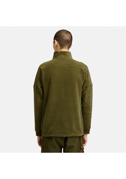Polartec Mıx Medıa Full Zıp Fleece Erkek Yeşil Ceket TB0A6Y563021