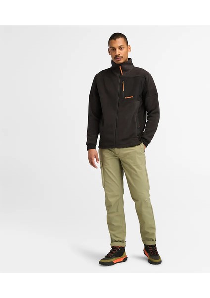 Polartec Mıx Medıa Full Zıp Fleece Erkek Siyah Ceket TB0A6Y560011
