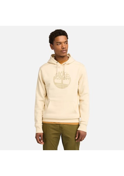 Kennebec Rıver Tree Logo Hoodie Erkek Bej Sweatshirt TB0A2BJHEFL1