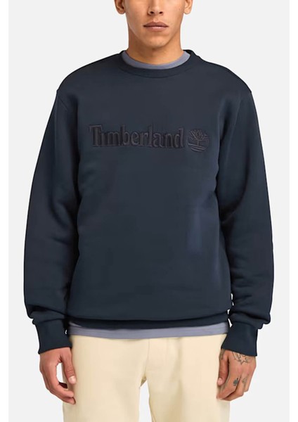 Hampthon Crew Neck Erkek Lacivert Sweatshirt TB0A6VG64331