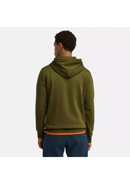 Kennebec Rıver Tree Logo Hoodie Erkek Yeşil Sweatshirt TB0A2BJH3021