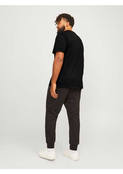 Jjecorp Logo Tee Ss O-Neck Noos Pls Erkek Siyah Büyük Beden Tshirt 12158505-02 modelleri