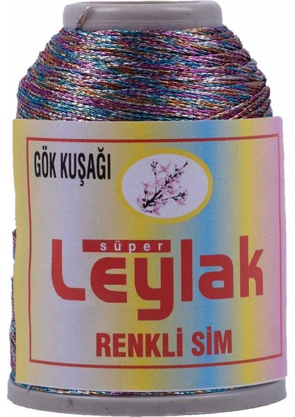 Renkli Sim Ipliği Gökkuşağı