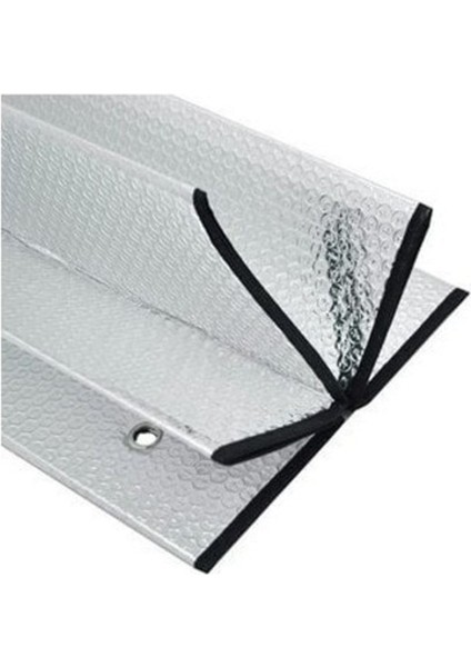 Katlanabilir Parlak Oto Araba Ön Cam Güneşlik 130 cm x 60 cm