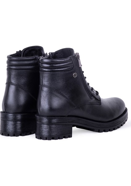 54071 Kadın Hakiki Deri Fermuarlı Bağcıklı Bot modelleri