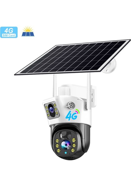 4 Mp Çift Lens Güneş Enerjili Sim Kartlı Kamera