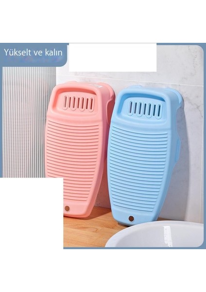 Kalınlaşmış Ev Yatakhane Çamaşır Tahtası Büyük Kaymaz El Yıkama Tahtası Plastik Kalınlaşmış Entegre Çamaşır Tahtası (Yurt Dışından)