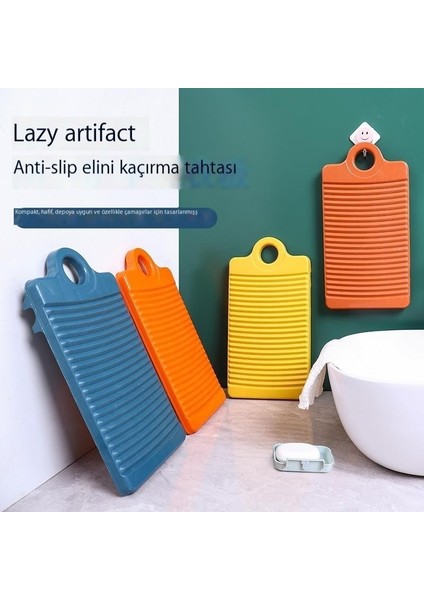 Evde Çamaşır Yıkama Için Plastik Kaymaz Mini Çamaşır Tahtası Elde Tutulan Çamaşır Tahtası Elde Tutulan Çamaşır Tahtası (Yurt Dışından)