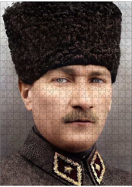 Ahşap Mdf Puzzle Yapboz Mustafa Kemal Atatürk 500 Parça 50*70 cm