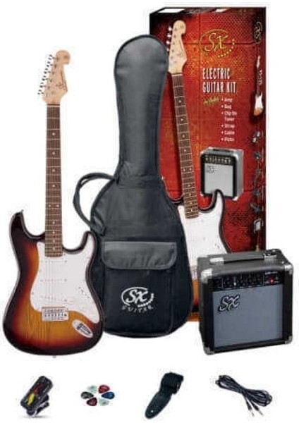 SE1 SK 3/4 3TS Elektro Gitar Seti (3 Tone Sunburst)