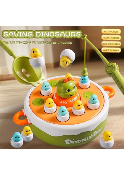 Çocukların Jumping Dinosaur Oyunu Buluşturucu Balıkçı Bebek Enetkileşimli Yapılacak Yapılacak Masaüstü Oyunu Oyunu (Yurt Dışından) modelleri