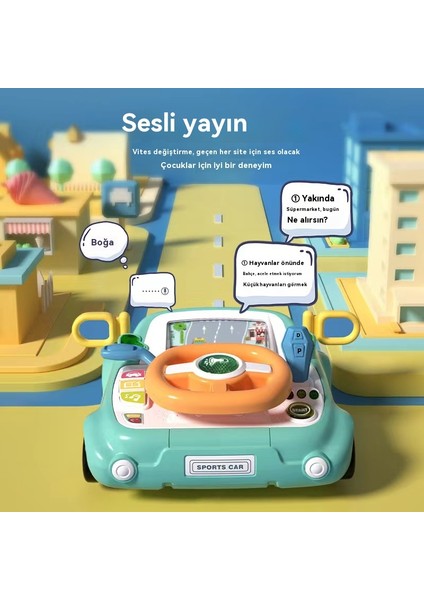 Yeni Çocukların Araba Yönetme Tepeden Oyun Simülasyonu Işıkları Yönetme Müzik Çoklu Funksiyonel Puzzle Eğitim Gift (Yurt Dışından) fırsatları