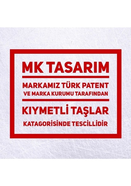 MK Tasarım Gerçek Apatit Taşı Bileklik | Özel Kutusunda | Müşteri Kartlı MK.009.019