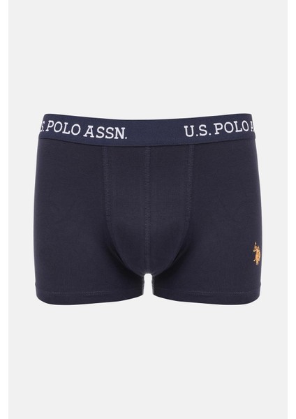 U.s. Polo Assn Erkek 2'li Düz Lacivert ve Renkli -Baskılı Boxer 80476-USP Lacivert Baskılı fiyatları