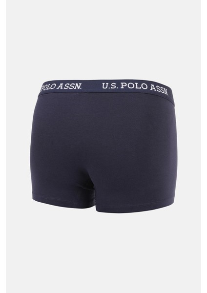 U.s. Polo Assn Erkek 2'li Düz Lacivert ve Renkli -Baskılı Boxer 80476-USP Lacivert Baskılı modelleri