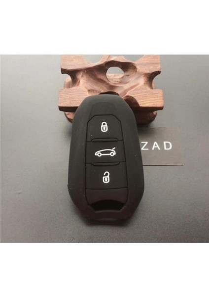 Opel Crossland Grandland Combo Mokka Corsa F Kasa Astra H Anahtar Kılıfı Siyah Sustasız