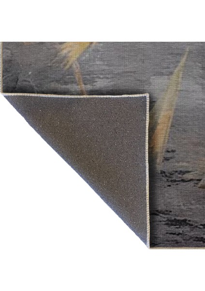 Shape Koleksiyonu Gri Tonlarda Soyut Desen Renk Detaylı Dokuma Taban Modern Dekoratif Halı 54 indirimleri
