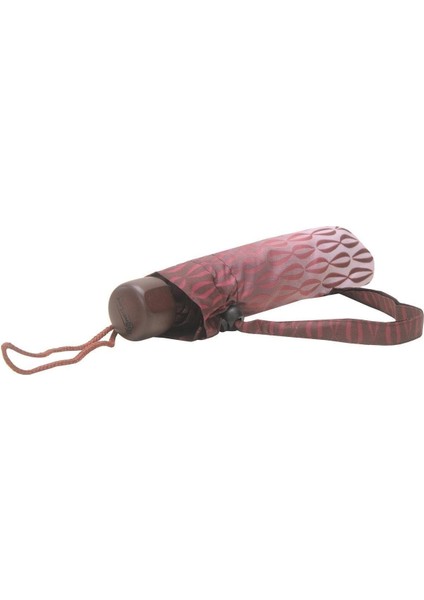 April Lüx Şemsiye Desenli Bordo