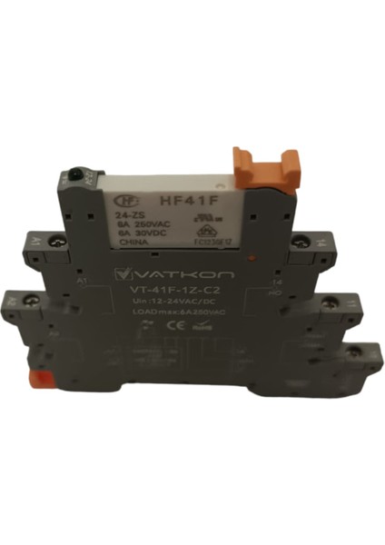 VT-41F-1Z-C2-024VAC/DC / 24VAC/DC Slim Röle (Plc Röle), Vidalı Taban (10 Adet) indirimleri