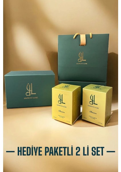 Premium Hediye Kutulu Un Petit Luxe Sincere Extrait De Parfum 50 Ml Exclusive Kadın Parfüm Seti (2'Li)