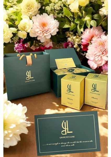 Premium Hediye Kutulu Un Petit Luxe Sincere Extrait De Parfum 50 Ml Exclusive Kadın Parfüm Seti (2'Li)