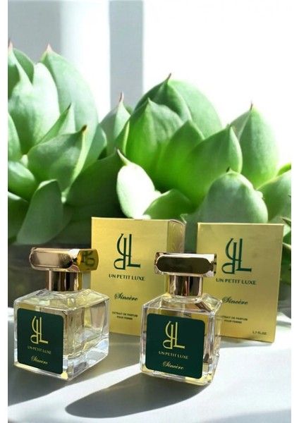 Premium Hediye Kutulu Un Petit Luxe Sincere Extrait De Parfum 50 Ml Exclusive Kadın Parfüm Seti (2'Li)