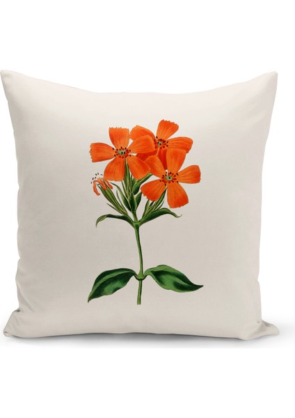 Botanik Serisi Çift Tarafı Dijital Baskılı Kırlent Kılıfı (Botanic Cushion Cover)