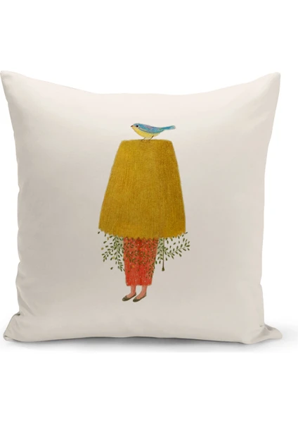 Bertille Home Bohem Serisi Çift Tarafı Dijital Baskılı Kırlent Kılıfı (Bohem Cushion Cover)