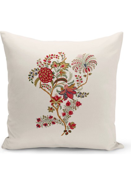 Flower Serisi Çift Tarafı Dijital Baskılı Kırlent Kılıfı (Cushion Cover)